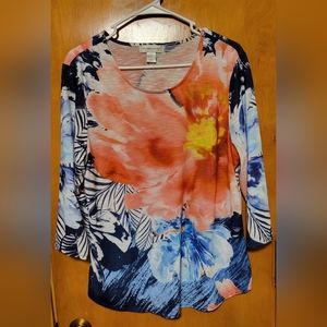 Christopher &banks 3/4 sleeve top